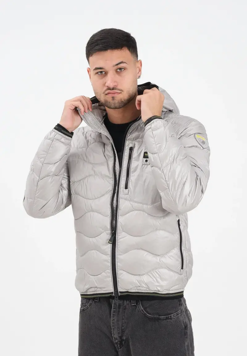 Piumino WAVE grigio da uomo miniatura 2