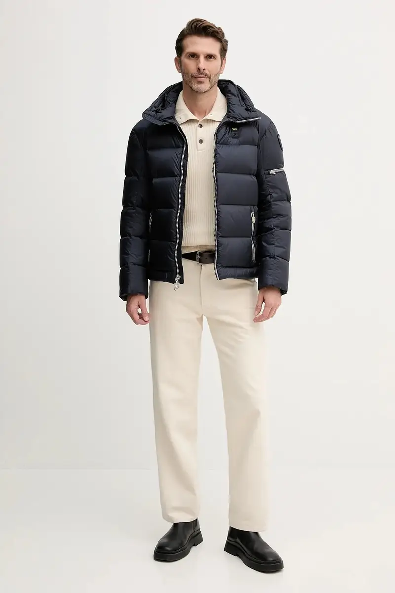 piumino WISE colore blu navy BLUC03024 miniatura 2