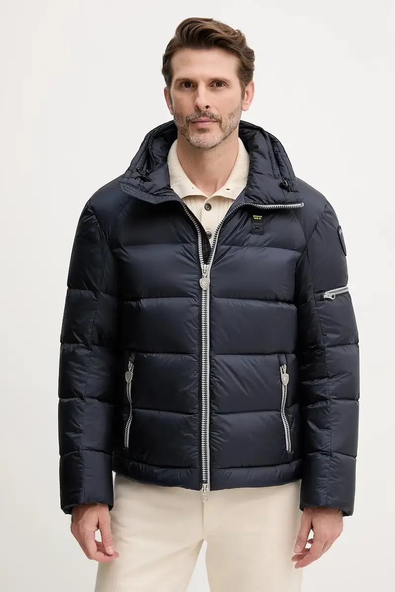 piumino WISE colore blu navy BLUC03024