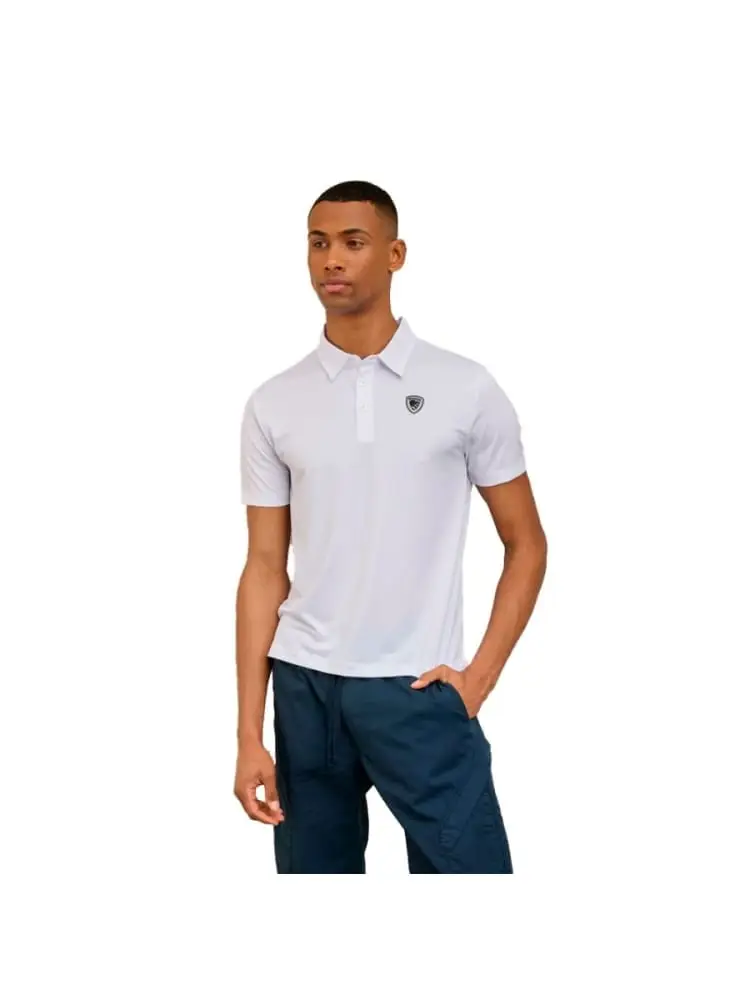 polo bianca uomo mini logo