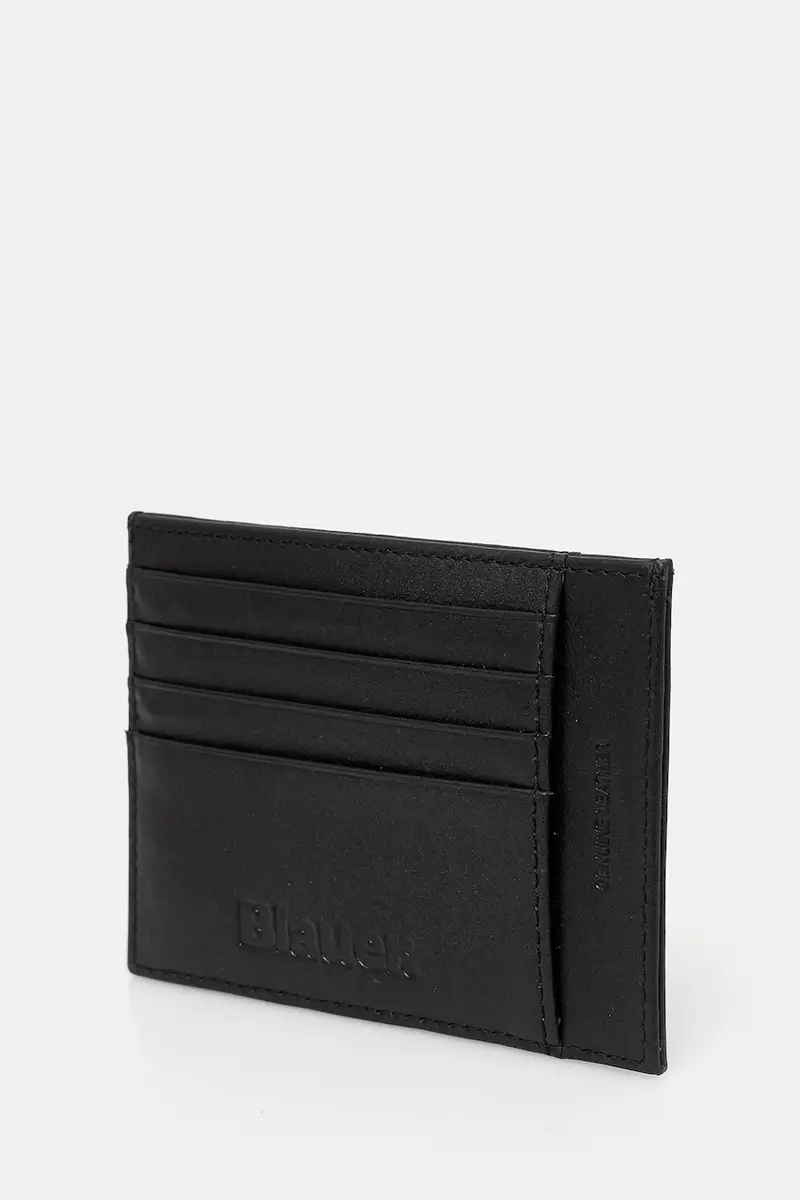 portacarte in pelle colore nero CPV01 miniatura 2