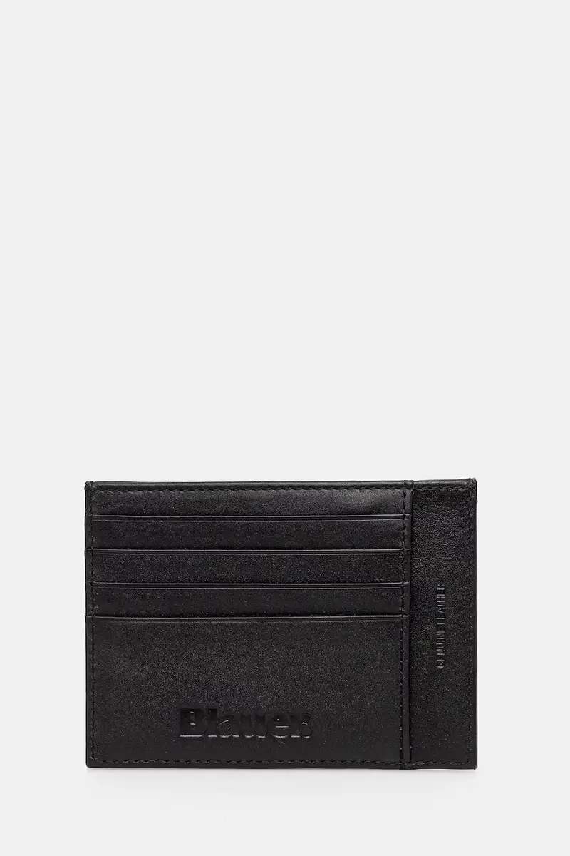 portacarte in pelle colore nero CPV01