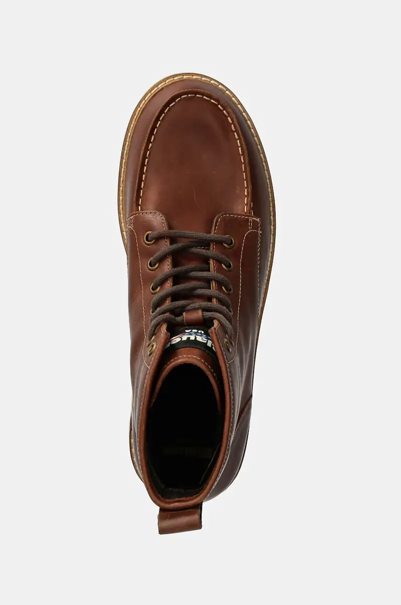 scarpe in pelle RUSK uomo colore marrone F4RUSK03.LEP miniatura 4