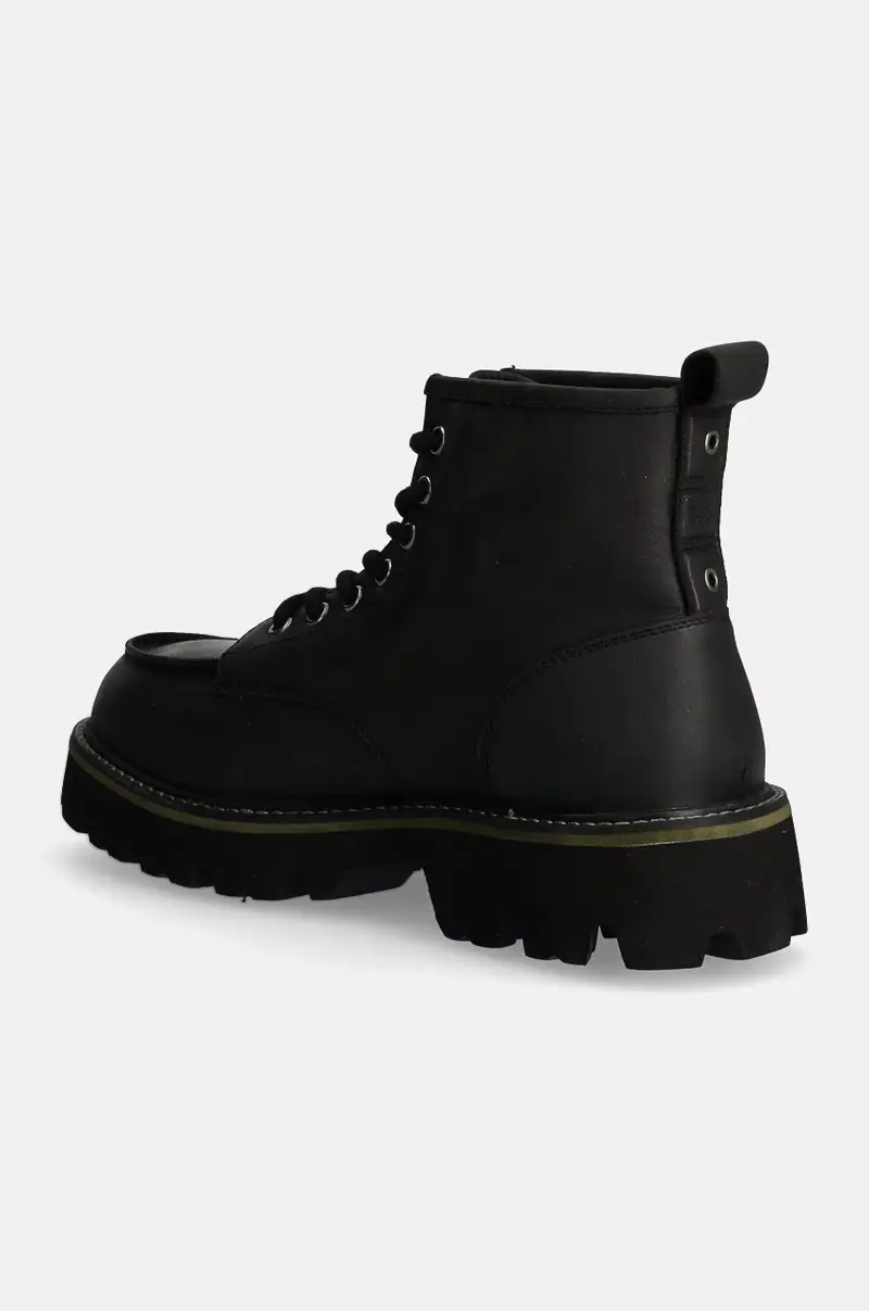 scarpe in pelle RUSK uomo colore nero F4RUSK03.LEP miniatura 3