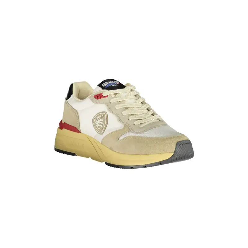 Scarpe Sneakers Uomo Beige con Dettagli e Logo / Beige miniatura 2