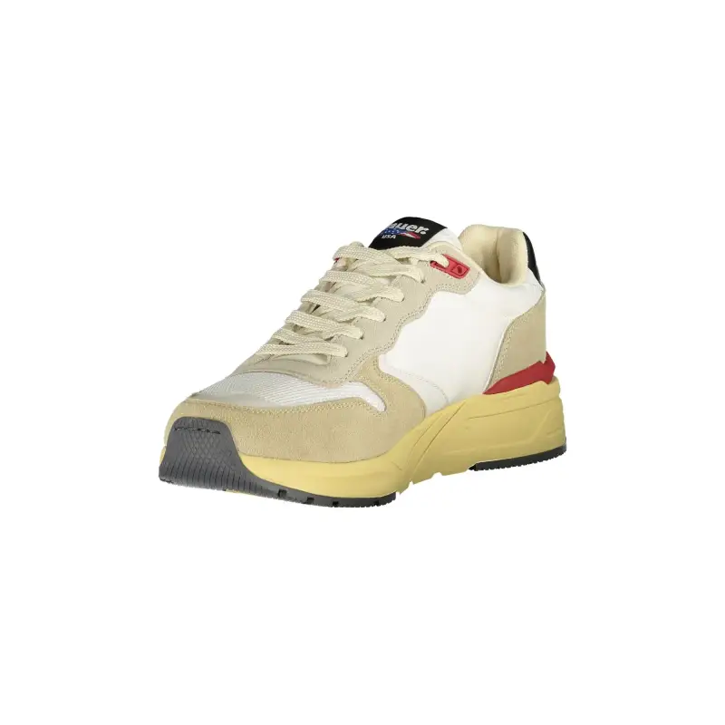 Scarpe Sneakers Uomo Beige con Dettagli e Logo / Beige miniatura 3