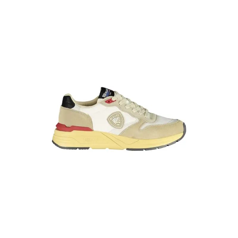 Scarpe Sneakers Uomo Beige con Dettagli e Logo / Beige