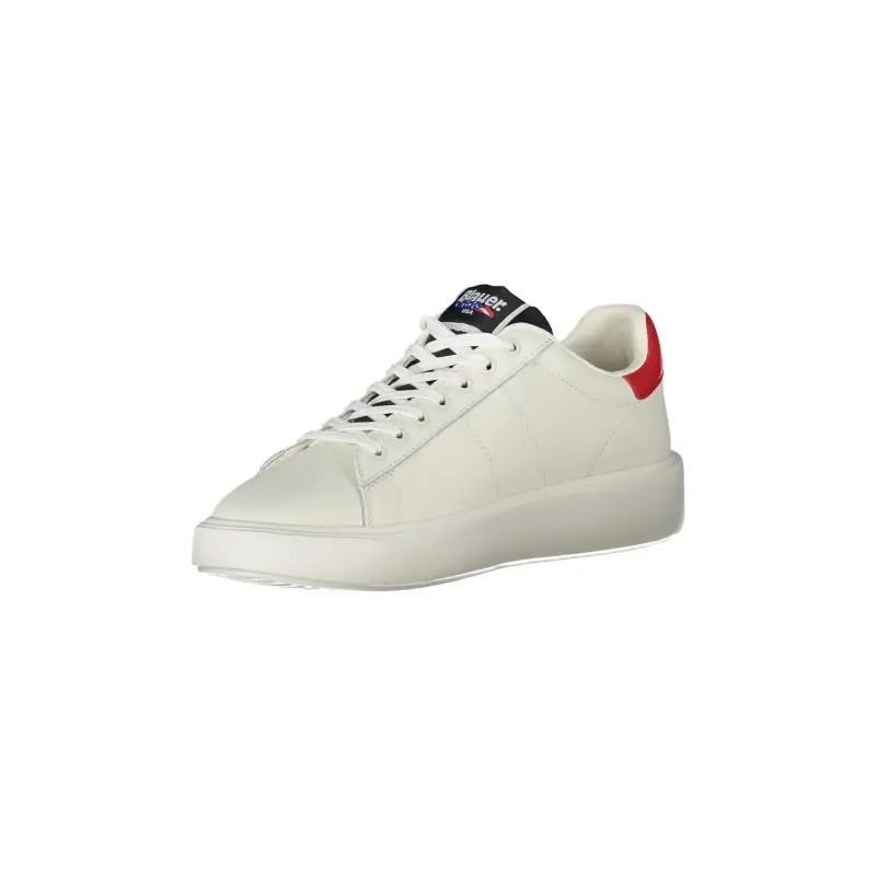 Scarpe Sneakers Uomo Bianche con Dettagli a Contrasto / Bianco miniatura 3