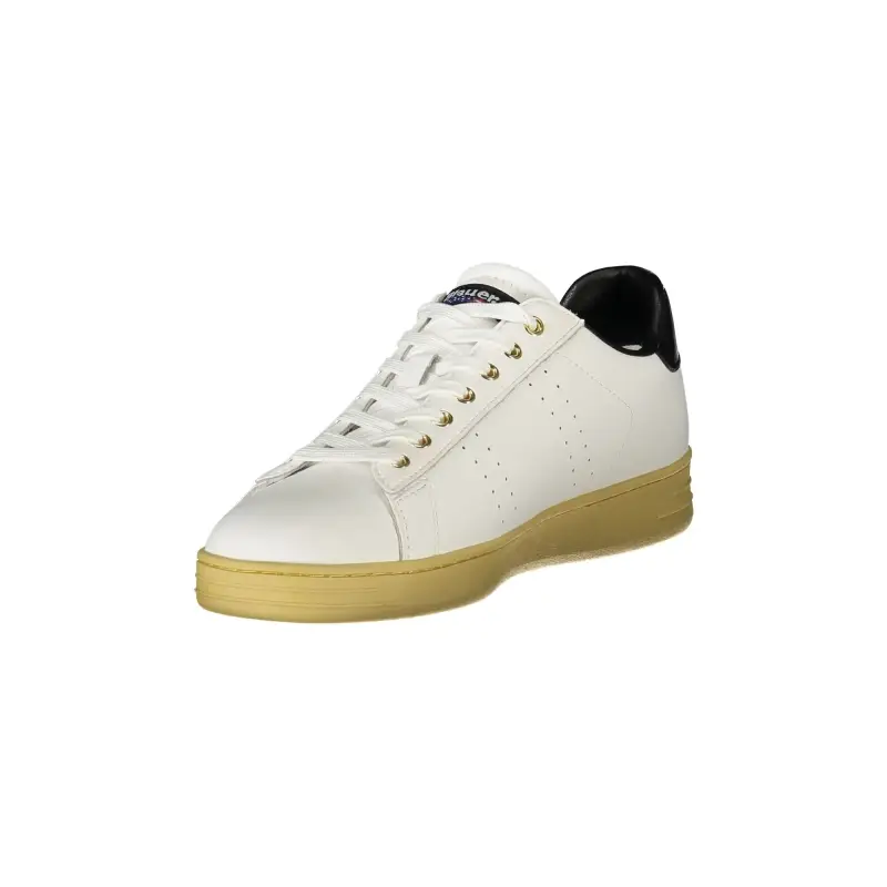 Scarpe Sneakers Uomo Bianche con Dettagli Neri / Bianco miniatura 3