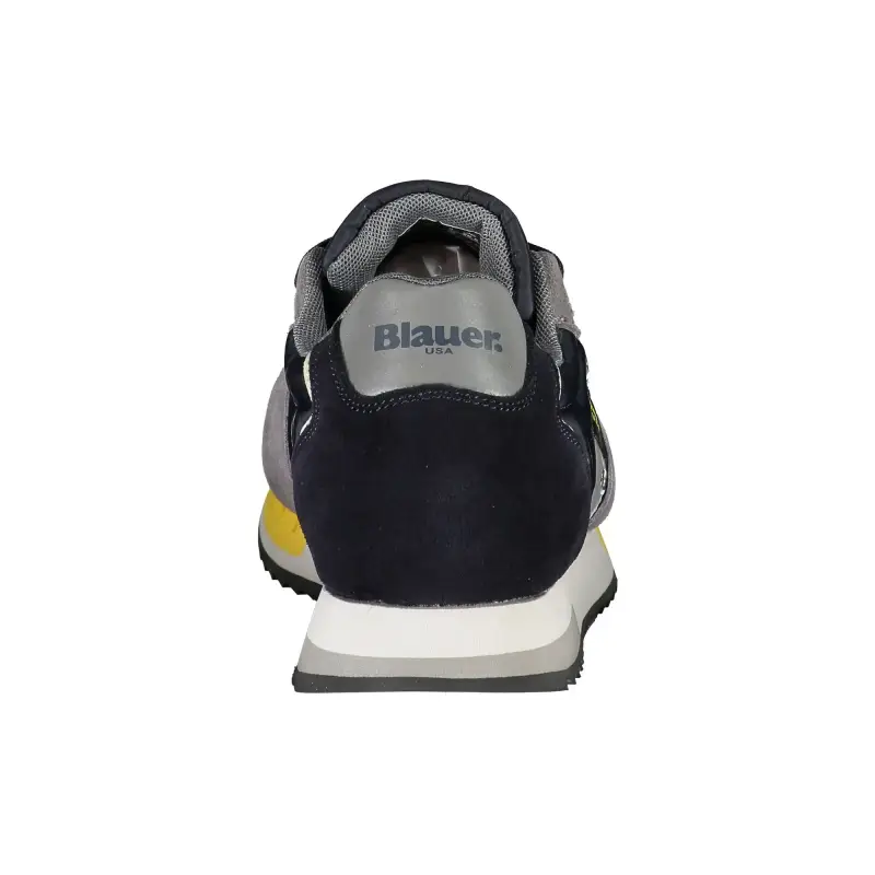 Scarpe Sneakers Uomo Blu con Dettagli a Contrasto / Blu miniatura 2