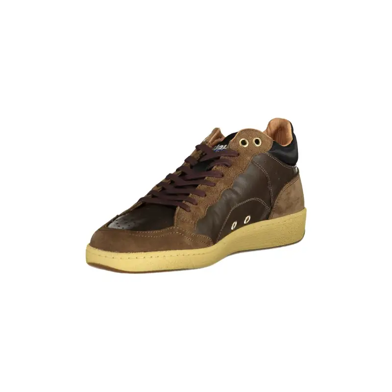 Scarpe Sneakers Uomo Marroni con Dettagli a Contrasto / Marrone miniatura 3