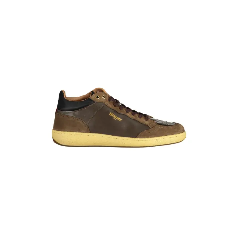Scarpe Sneakers Uomo Marroni con Dettagli a Contrasto / Marrone