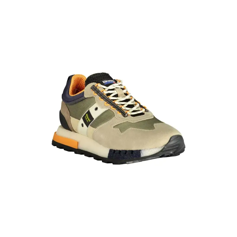 Scarpe Sneakers Uomo Verdi con Dettagli a Contrasto / Verde miniatura 2