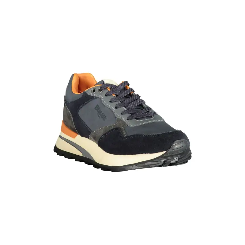 Scarpe Sportive Uomo Blu con Plantare Removibile / Blu miniatura 2