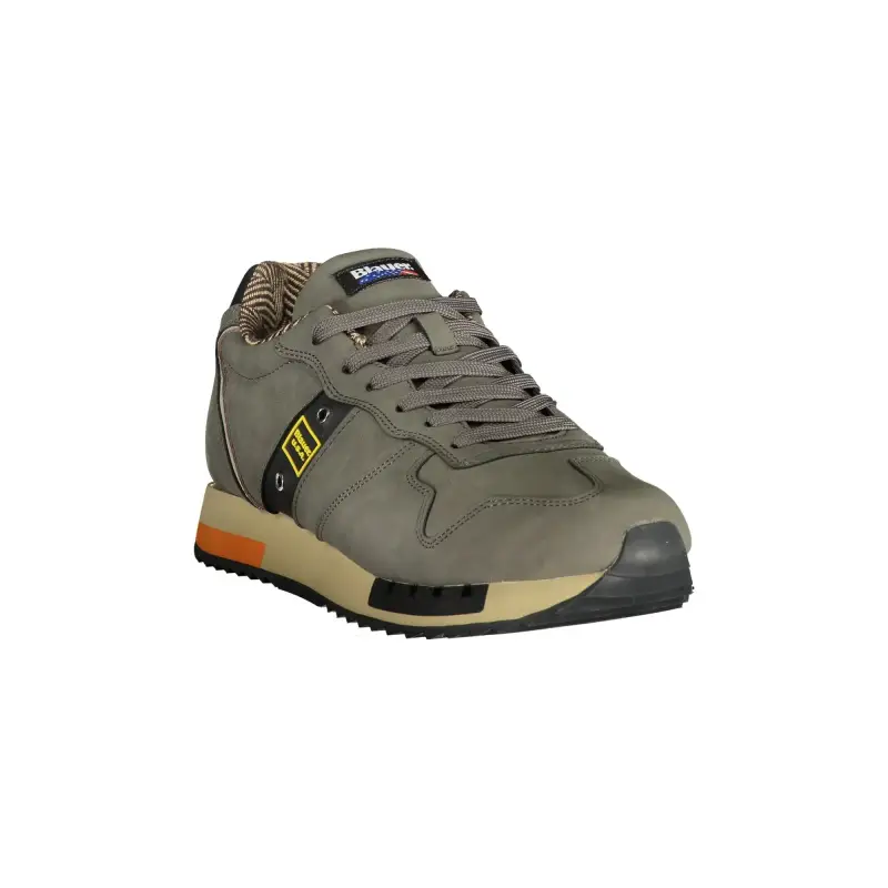 Scarpe Sportive Uomo Grigie con Lacci e Plantare Removibile / Grigio miniatura 2