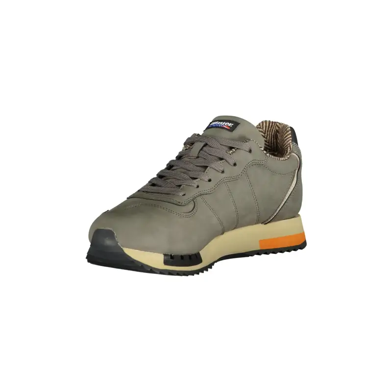 Scarpe Sportive Uomo Grigie con Lacci e Plantare Removibile / Grigio miniatura 3