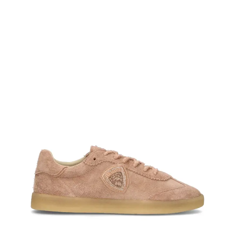 Sneaker donna nude in suede Vario