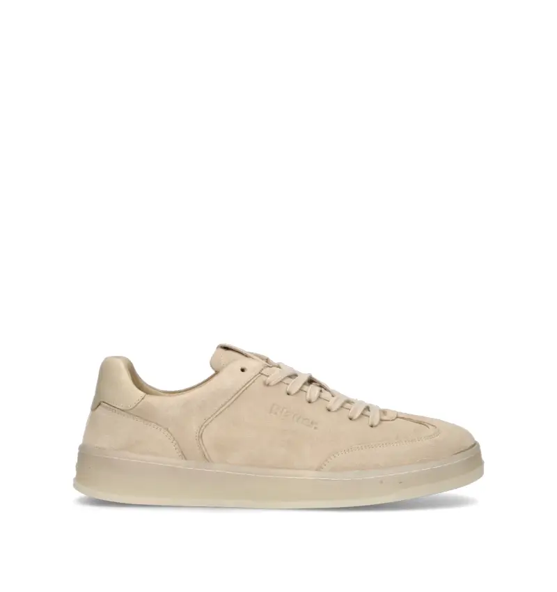 Sneaker uomo beige in suede Vario