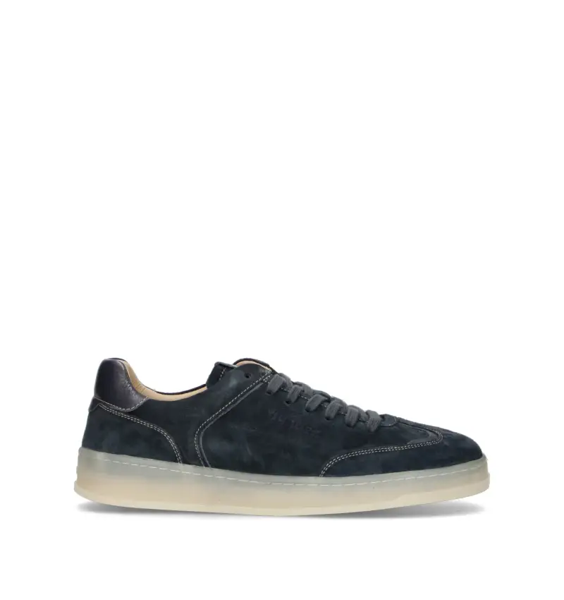 Sneaker uomo navy in suede Vario