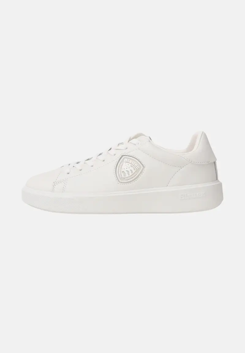 Sneakers bianche da uomo con logo