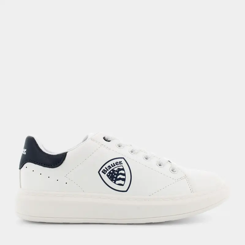 Sneakers Blauer da Bambino, bianco