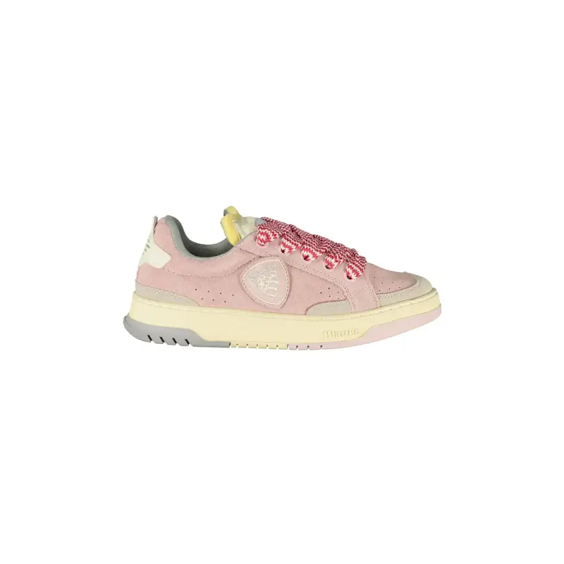 Sneakers Donna Rosa con Lacci e Dettagli Grigi / Rosa