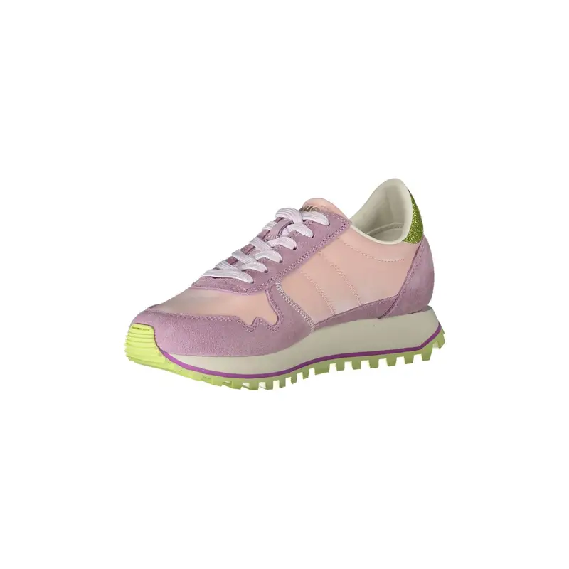 Sneakers Donna Rosa Dettagli a Contrasto miniatura 2