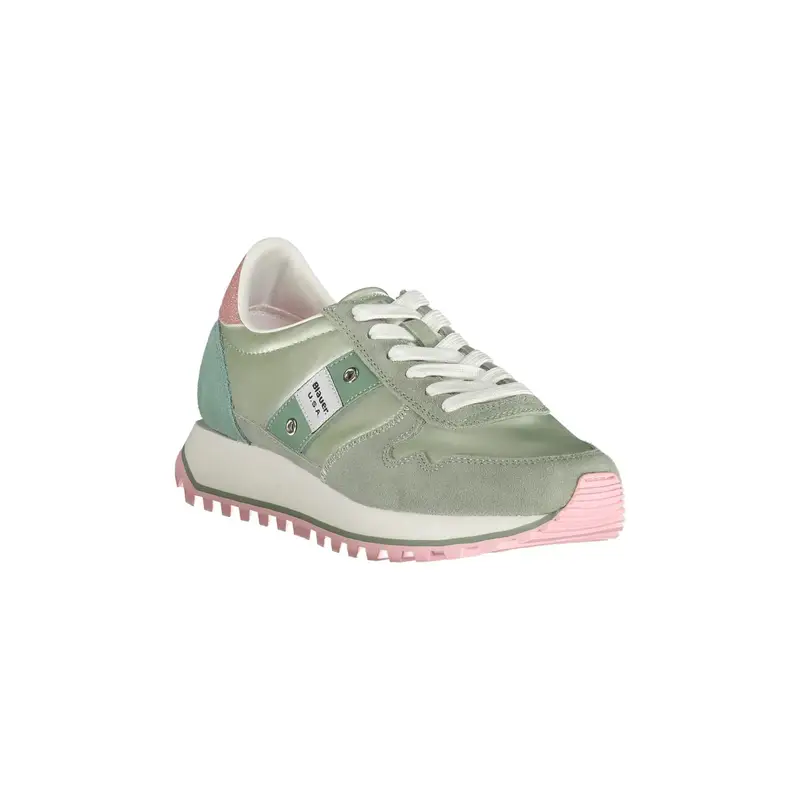 Blauer Sneakers Donna Verde con Dettagli a Contrasto miniatura 2