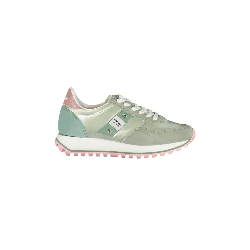 Blauer Sneakers Donna Verde con Dettagli a Contrasto