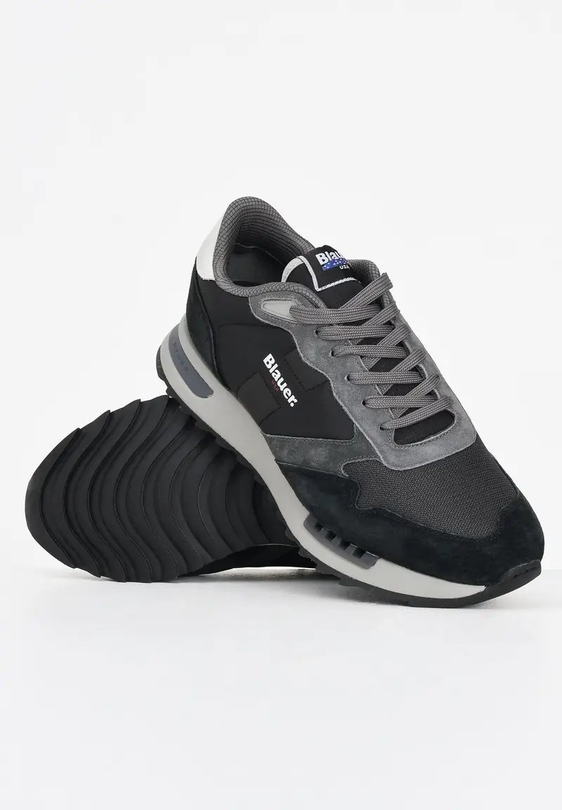 BLAUER Sneakers nere da uomo con logo miniatura 3