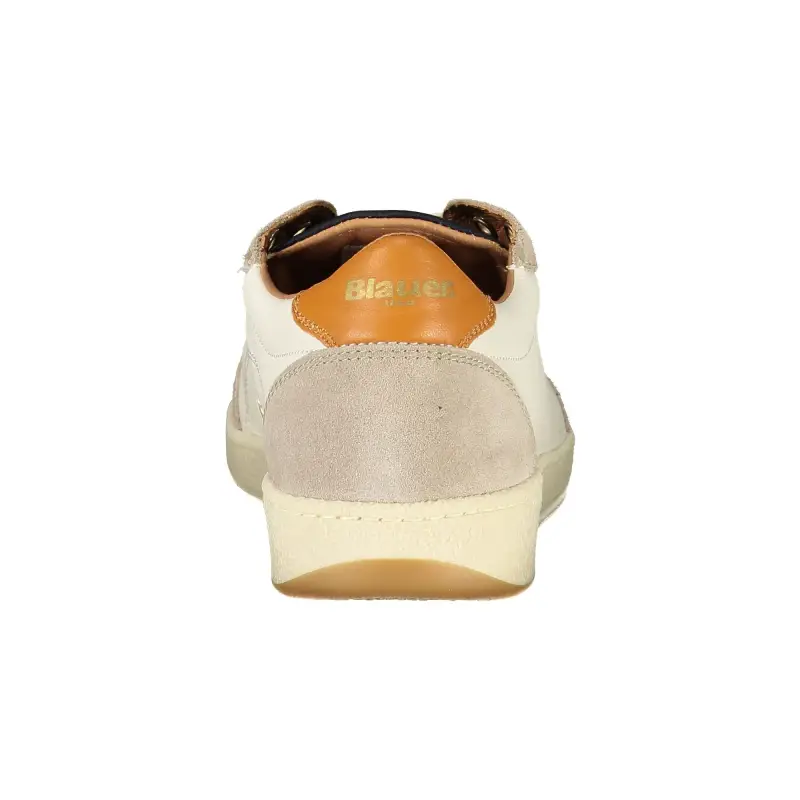 Sneakers Uomo Bianche con Lacci e Dettagli a Contrasto / Bianco miniatura 3