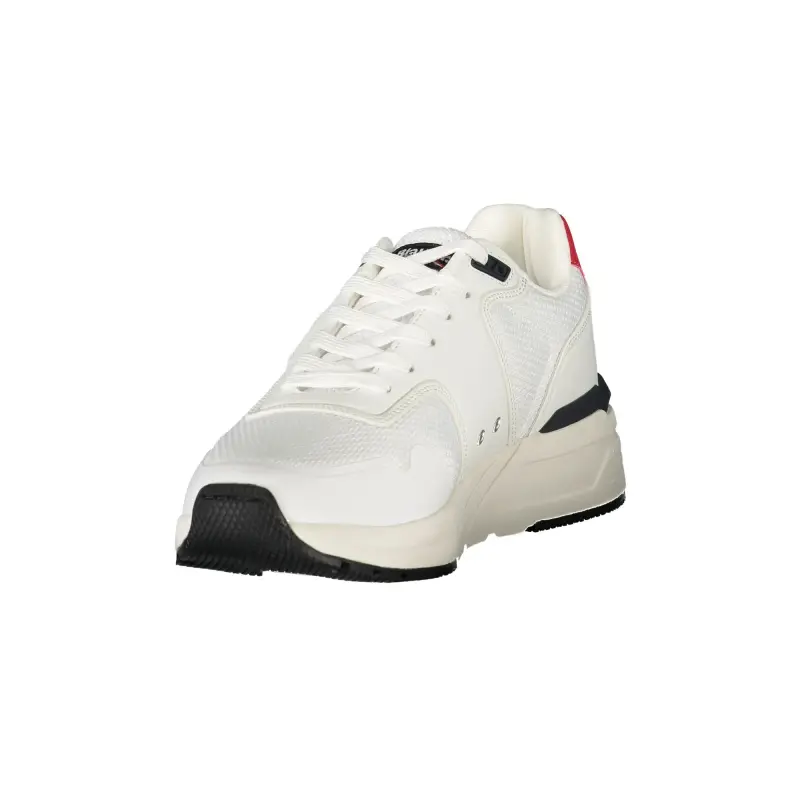 Sneakers Uomo Bianche con Lacci e Dettagli a Contrasto / Bianco miniatura 3