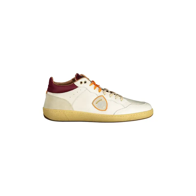 Blauer Sneakers Uomo Bianco e Bordeaux con Logo