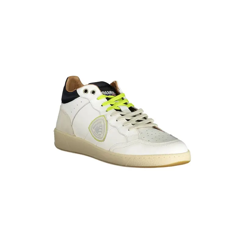 Blauer Sneakers Uomo Bianche con Logo miniatura 2