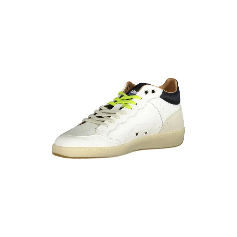 Blauer Sneakers Uomo Bianche con Logo miniatura 3