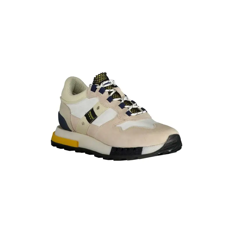Blauer Sneakers Uomo beige con Dettagli a Contrasto miniatura 2
