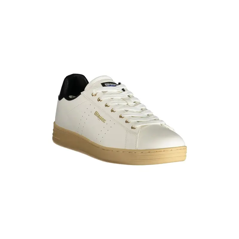 Sneakers Uomo Bianche Stampa Logo Bianco miniatura 2