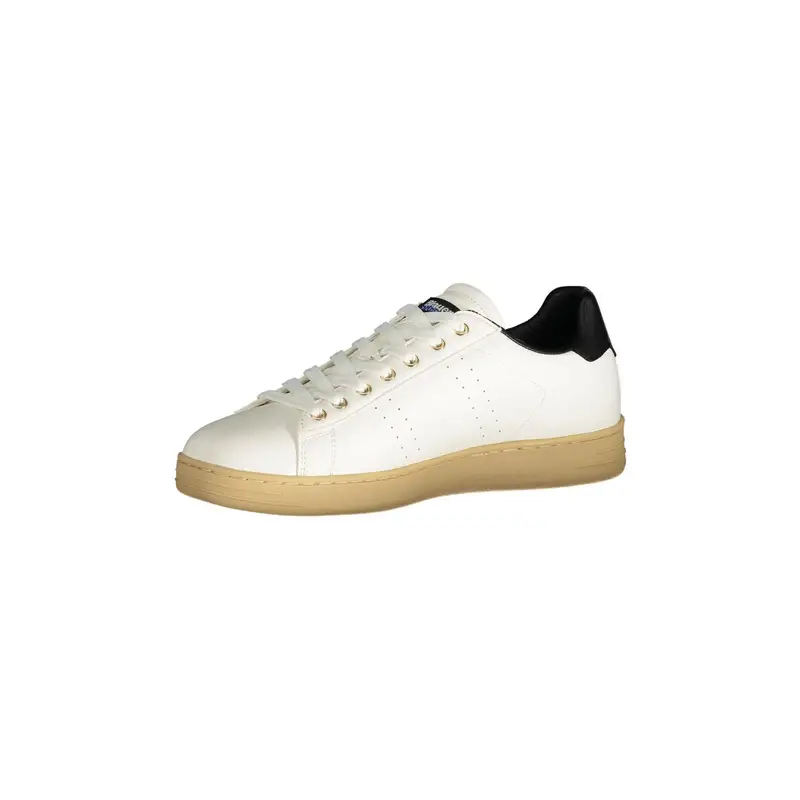 Sneakers Uomo Bianche Stampa Logo Bianco miniatura 3
