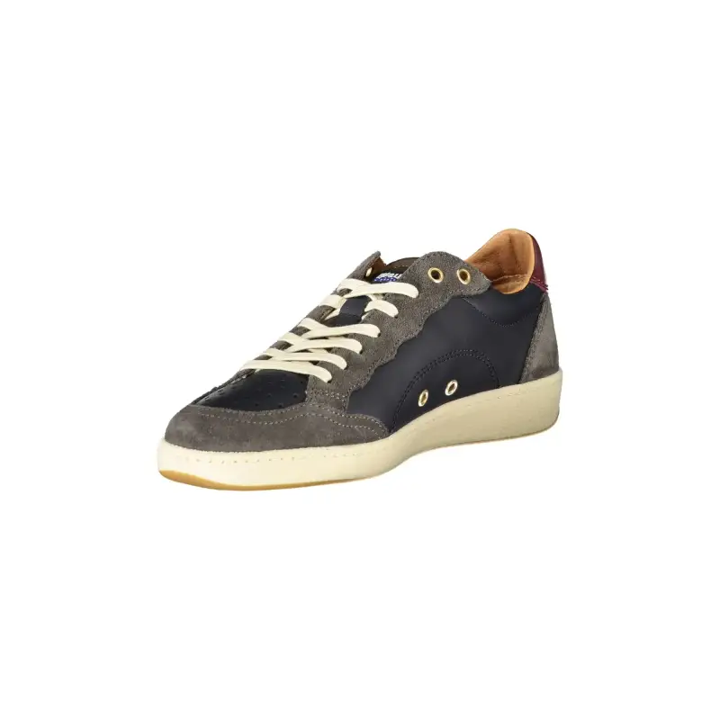 Sneakers Uomo Blu con Lacci e Dettagli a Contrasto / Blu miniatura 3
