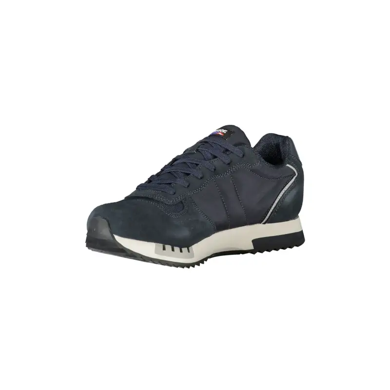 Sneakers Uomo Blu con Lacci e Dettagli a Contrasto / Blu miniatura 3