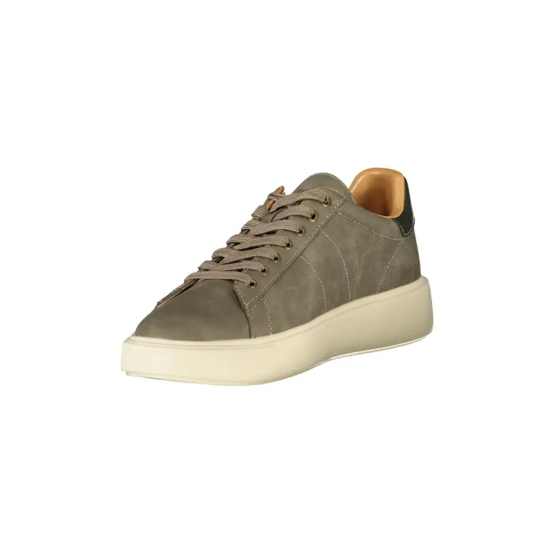 Sneakers Uomo Grige con Lacci e Suola a Contrasto / Grigio miniatura 3