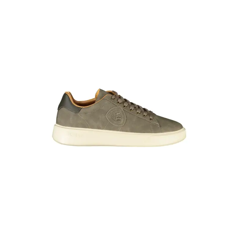 Sneakers Uomo Grige con Lacci e Suola a Contrasto / Grigio