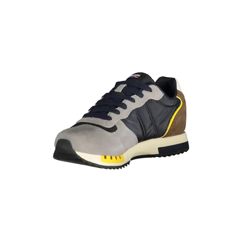 Blauer Sneakers Uomo Grigie con Stampa Logo miniatura 3