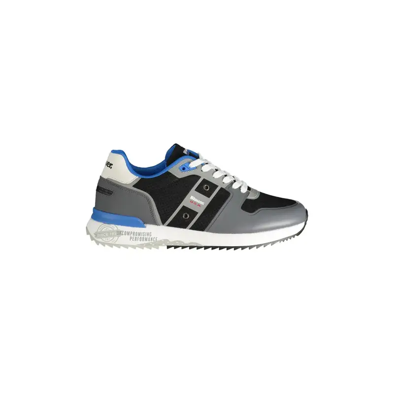 Sneakers Uomo Grigie Stampa Logo Grigio