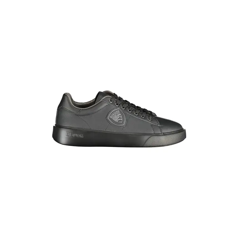 Blauer Sneakers Uomo Nero con Stampa Logo