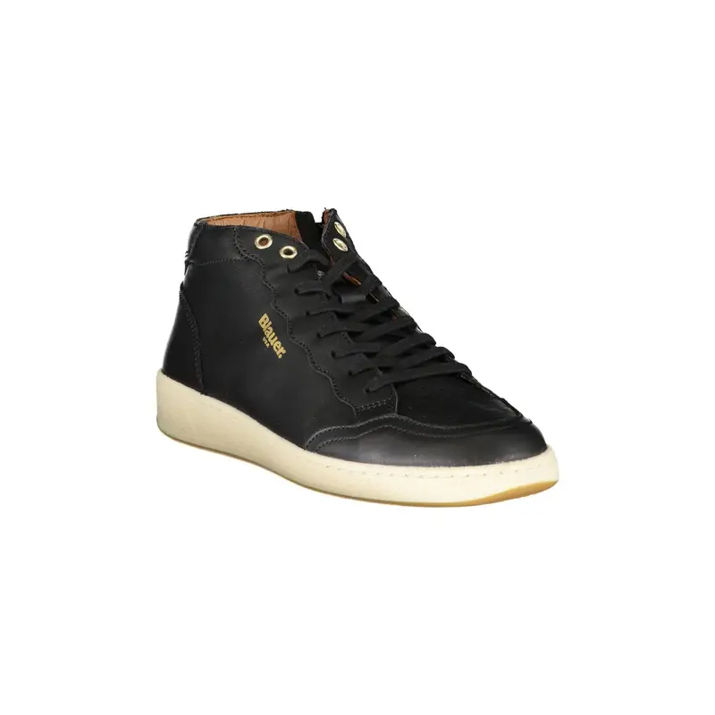 Blauer Sneakers Uomo Nere con Stampa miniatura 2