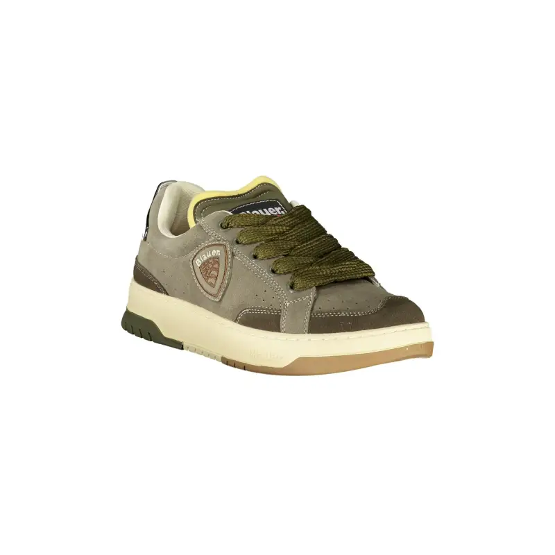 Sneakers Uomo Verdi con Lacci e Dettagli a Contrasto / Verde miniatura 2