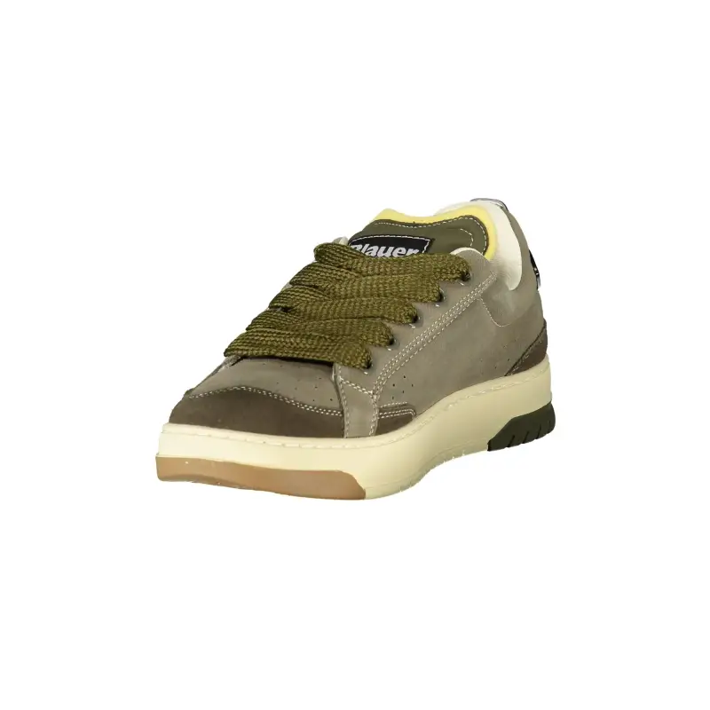 Sneakers Uomo Verdi con Lacci e Dettagli a Contrasto / Verde miniatura 3