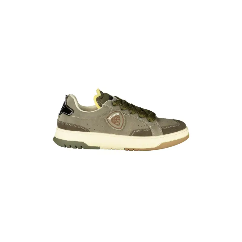 Sneakers Uomo Verdi con Lacci e Dettagli a Contrasto / Verde