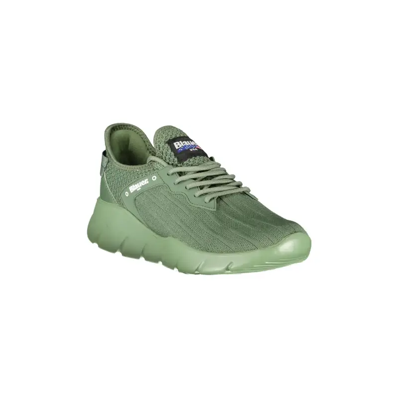 Sneakers Uomo Verdi con Lacci e Dettagli a Contrasto / Verde miniatura 2